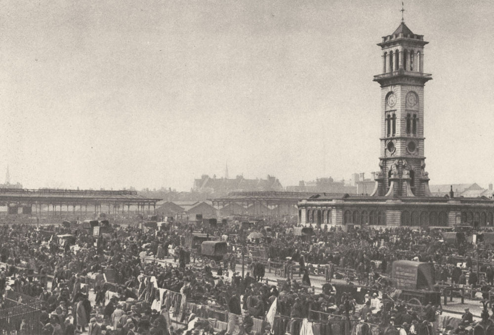LONDON. 50 acres of Caledonian Market. one of largest cattle marts in world 1926